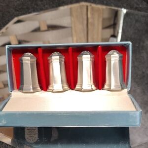 Gorman PEWTER Salt and Pepper Shakers Set